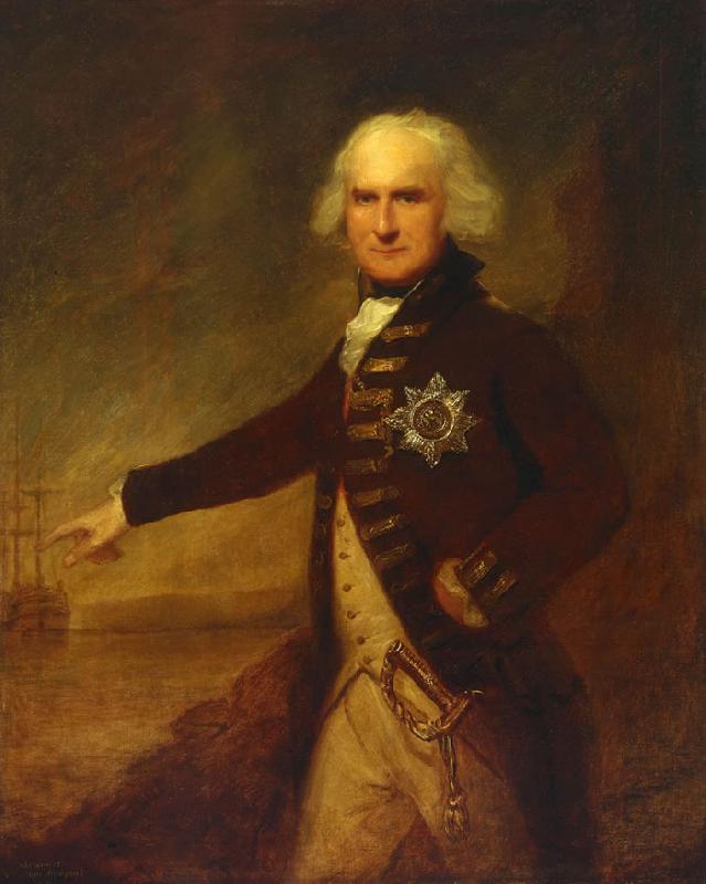 Lemuel Francis Abbott Admiral Alexander Hood oil painting picture